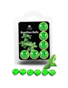 SECRETPLAY - SET 6 BRAZILIANS BALLS MINT