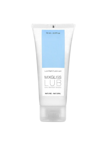 MIXGLISS - NATŪRALUS VANDENS PAGRINDU PAGAMINTAS LUBRIKANTAS 70 ML