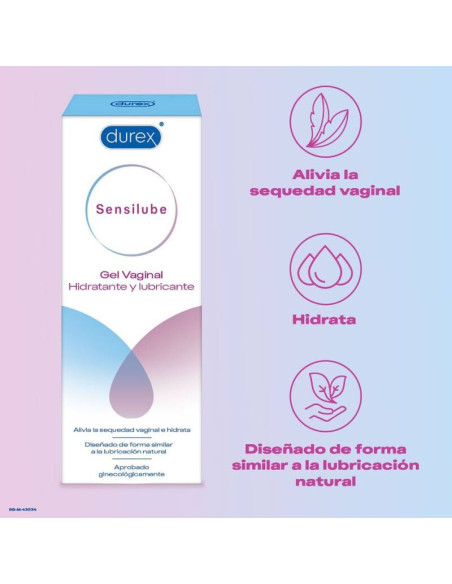DUREX SENSILUBE DRĖKINAMASIS GELINIS LUBRIKAS 40 ML