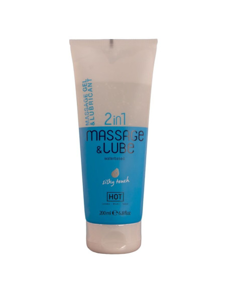 HOT - MASSAGE and GLIDE GEL 2IN1 SILKY TOUCH 200 ML