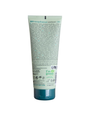 HOT - BIO MASSAGE and LUBRICANT WATERBASED 2 IN 1 200 ML