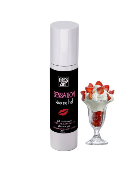 EROS-ART - SENSATTION NATURAL LUBRICANT STRAWBERRIES WITH CREAM 50 ML