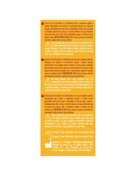 CONTROL - LUB GEL CHOCOLATE LUBRICANT 75 ML