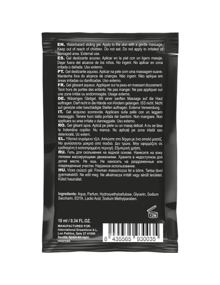 COQUETTE CHIC DESIRE - BRAŠKIŲ VANDENS PAGRINDU BUČINIŠKAS LUBRIKANTAS KIŠENINIS 10 ML