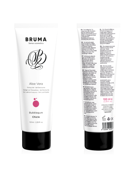 BRUMA - ALOE VERA SLIDING GEL BUBBLEGUM FLAVOR 100 ML
