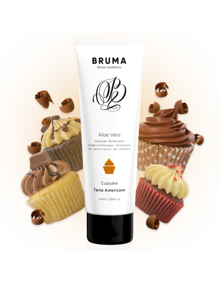 BRUMA - ALOE VERA SLIDING GEL CUPCAKE FLAVOR 100 ML