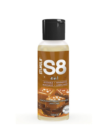 STIMUL8 - S8 4 IN 1 CHOCOLATE AND SALTED CARAMEL DESSERT LUBRICANT 125 ML