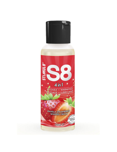 STIMUL8 - S8 4 IN 1 STRAWBERRY DESSERT LUBRICANT 125 ML