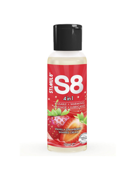 STIMUL8 - S8 4 IN 1 STRAWBERRY DESSERT LUBRICANT 125 ML