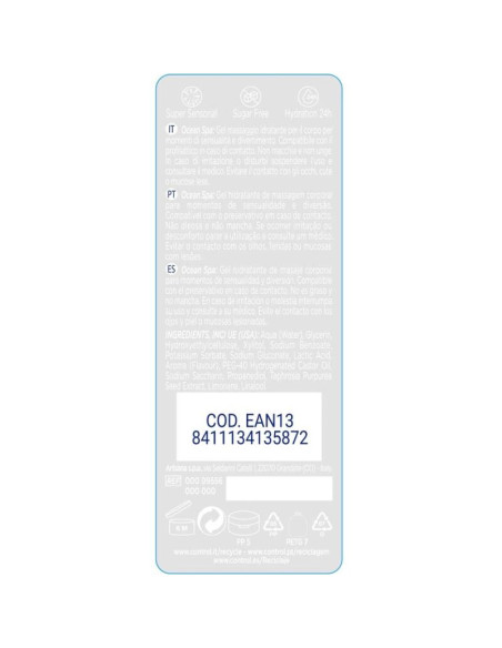 CONTROL - 2 EN 1 MASSAGE and PLEASURE MEDITERRANEAN SEA 200 ML