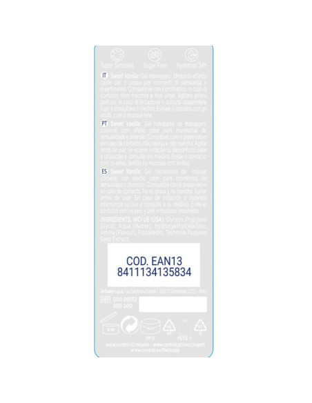 CONTROL - 2 EN 1 MASSAGE and PLEASURE MADAGASCAR SWEETNESS 200 ML