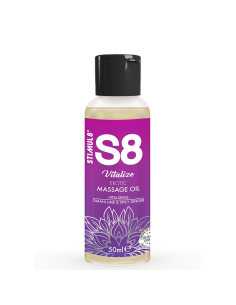STIMUL8 - S8 VITALIZE Erotinis masažinis aliejus su laimu 50 ml