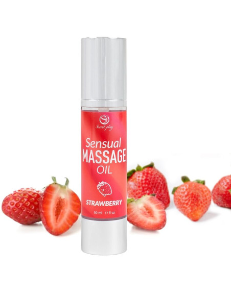 SECRETPLAY - STRAWBERRY MASSAGE OIL