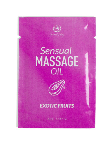 SECRETPLAY - SINGLE-DOSE EXOTIC FRUITS MASSAGE OIL 10 ML