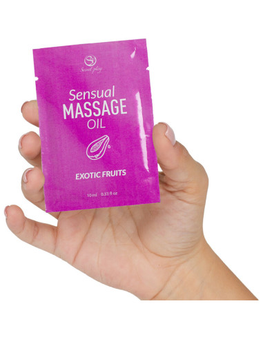 SECRETPLAY - SINGLE-DOSE EXOTIC FRUITS MASSAGE OIL 10 ML