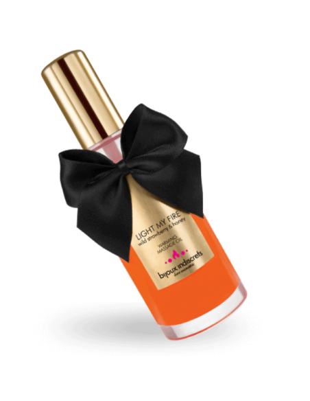 BIJOUX - MASSAGE OIL HEAT EFFECT STRAWBERRY AROMA
