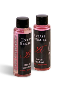 EXTASE SENSUAL - MASSAGE OIL WITH EXTRA FRESH STRAWBERRY EFFECT 100 ML 2