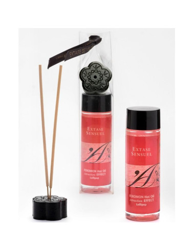EXTASE SENSUAL - HEAT EFFECT MASSAGE OIL WITH PIRULET PHEROMONES 100 ML