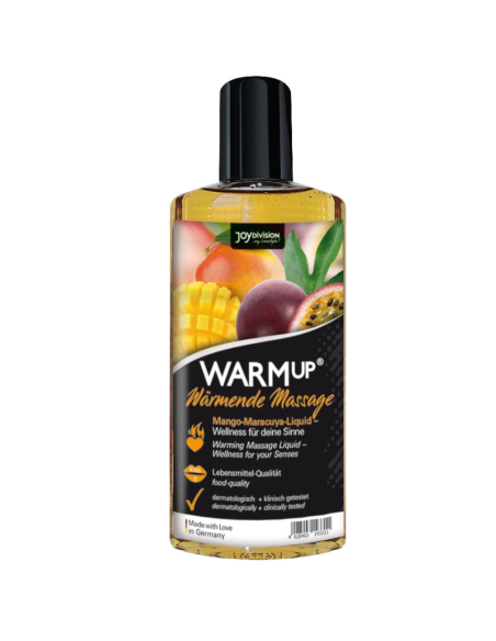 JOYDIVISION AQUAGLIDE - WARMUP MANGO AND MARACUYA MASSAGE OIL 150 ML