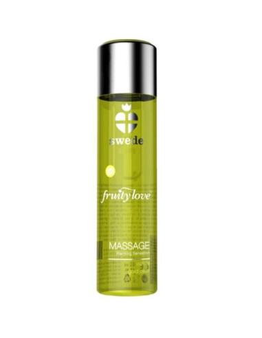 SWEDE - FRUITY LOVE WARMING EFFECT MASSAGE OIL VANILLA AND GOLD PEAR 60 ML.