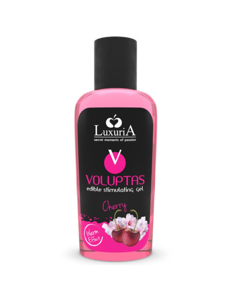 INTIMATELINE LUXURIA - VOLUPTAS EDIBLE MASSAGE GEL WARMING EFFECT - CHERRY 100 ML