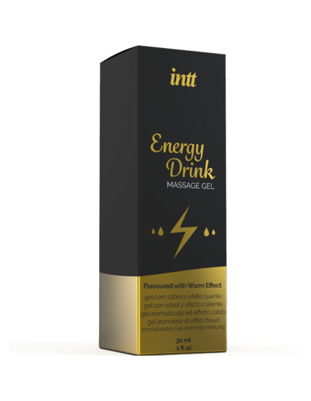 INTT MASSAGE and ORAL SEX - MASSAGE GEL WITH FLAVORED ENERGY CA DRINK AND HEATING EFFECT