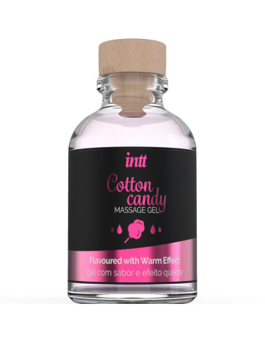 INTT MASSAGE and ORAL SEX - MASSAGE GEL WITH COTTON CANDY FLAVOR AND HEATING EFFECT