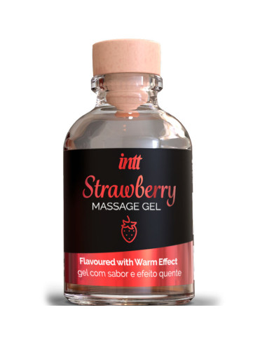 INTT MASSAGE and ORAL SEX - HOT EFFECT STRAWBERRY FLAVOR MASSAGE GEL