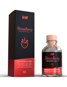 INTT MASSAGE and ORAL SEX - HOT EFFECT STRAWBERRY FLAVOR MASSAGE GEL 2