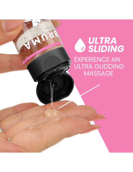 BRUMA - aukščiausios kokybės masažinė kramtomoji guma su HOT aliejumi 3 viename - 100 ml