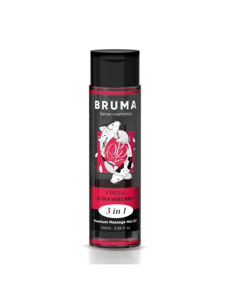 BRUMA - PREMIUM KLASĖS MASAŽINIS HOT BRAŠKIŲ ALIEJUS 3 IN 1 - 100 ML