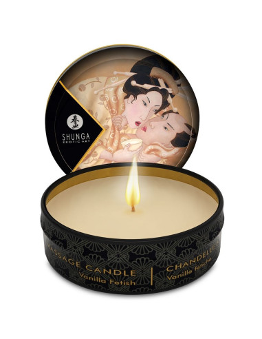 SHUNGA - MINI CARESS BY CANDLELIGHT DISPLAY MASSAGE CANDLES 24 UNITS
