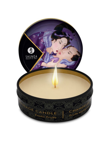 SHUNGA - MINI CARESS BY CANDLELIGHT DISPLAY MASSAGE CANDLES 24 UNITS
