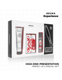 BRUMA XPERIENCE - SWEET STRAWBERRY TEMPTATION KIT WITH ORGASM ENHANCER