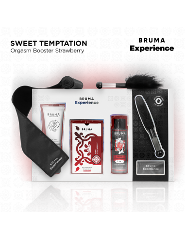 BRUMA XPERIENCE - SWEET STRAWBERRY TEMPTATION KIT WITH ORGASM ENHANCER