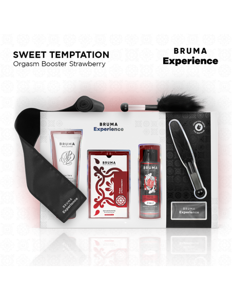 BRUMA XPERIENCE - SWEET STRAWBERRY TEMPTATION KIT WITH ORGASM ENHANCER