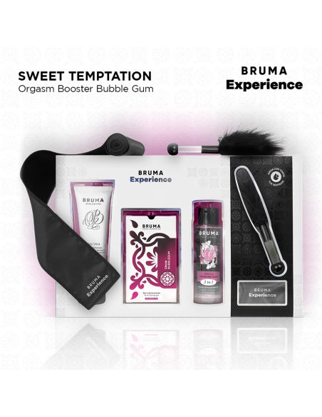 BRUMA XPERIENCE - SWEET GUM TEMPTATION KIT WITH ORGASM ENHANCER