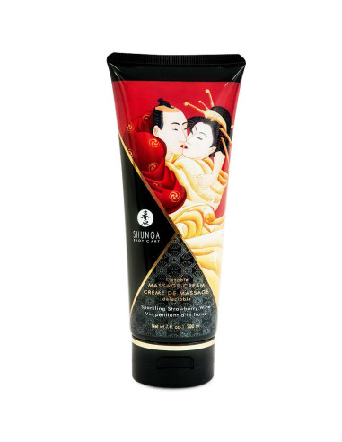 SHUNGA - STRAWBERRY AND CAVA MASSAGE CREAM 200 ML
