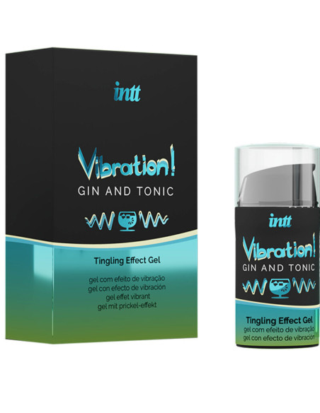 INTT - POWERFUL INTIMATE STIMULANT LIQUID VIBRATOR GEL GIN and TONIC 15ML
