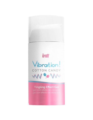 INTT - POWERFUL INTIMATE STIMULANT COTTON CANDY LIQUID VIBRATOR GEL 15 ML