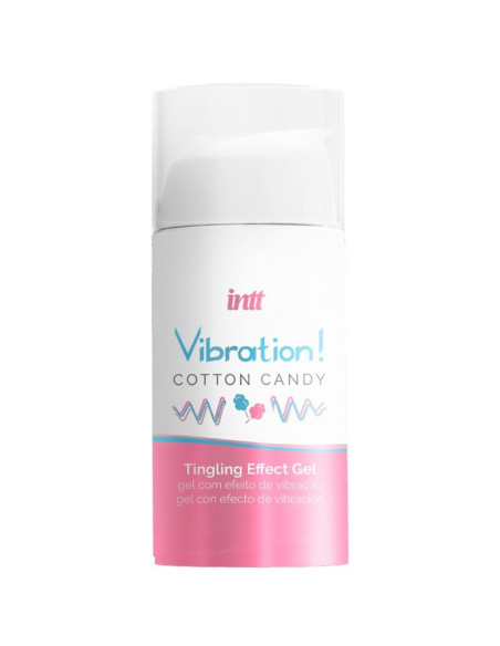 INTT - POWERFUL INTIMATE STIMULANT COTTON CANDY LIQUID VIBRATOR GEL 15 ML