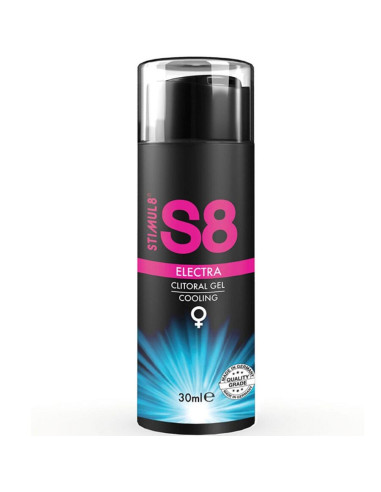 STIMUL8 - S8 ELECTRA klitorio stimuliuojantis gelis su šalčio efektu, 30 ml