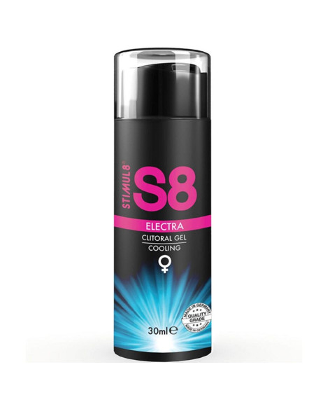 STIMUL8 - S8 ELECTRA klitorio stimuliuojantis gelis su šalčio efektu, 30 ml