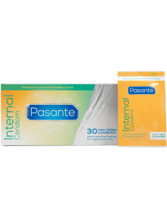 PASANTE - INTERNAL FEMALE CONDOMS BOX 30 UNITS