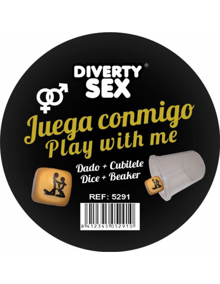 DIABLO PICANTE - GOLDEN HARD DICE WITH POSITIONS AND CUBE