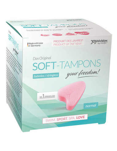 JOYDIVISION SOFT-TAMPONS - ORIGINALŪS MINKŠTI TAMPONAI, 3 VIENETAI