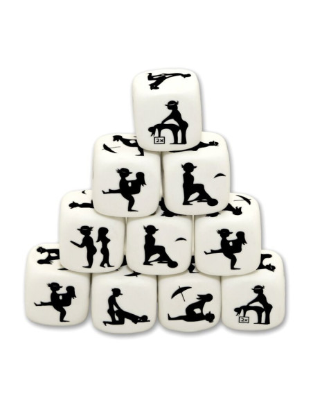 DIABLO PICANTE - WHITE POSING DICE