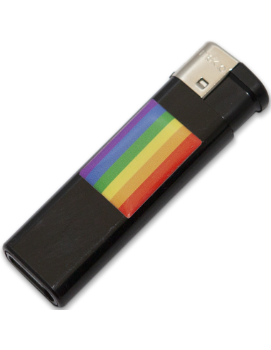 PRIDE - LIGHTER BLACK WITH LGBT FLAG