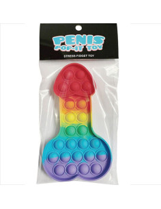 KHEPER GAMES - MULTICOLOR POP-IT PENIS ANTI-STRESS TOY