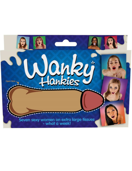 SPENCER AND FLEETWOOD - WANKY HANKIES 7 YPAČ DIDELĖS MOTERIŠKOS NOSINAITĖS